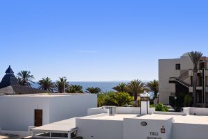 vistas desde villa de alquiler en Lanzarote
